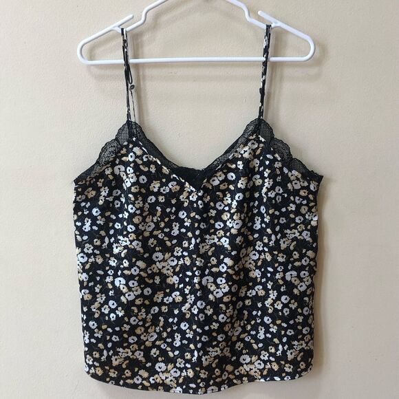 Abercrombie and Fitch Floral Lace Cami - Picture 1 of 6